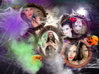 Spooky Times Divertido photo collage design