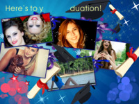 Graduation Inspiration Congratulations photo collage design