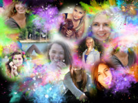 Color Fields Abstrakt photo collage design