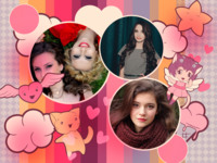 Want Some Anime? Spaß photo collage design