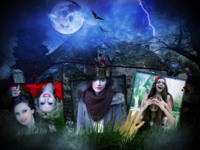 Scary Night Spaß photo collage design