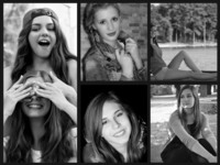 Black and White Framing Basic photo collage design