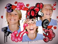 Great with Graffiti Spaß photo collage design