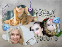 Stitches of Love Congratulations photo collage design